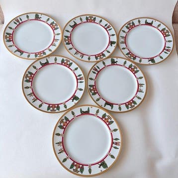 Cartier - Eetservies (6) - La Maison de Louis - Porselein -, Antiek en Kunst