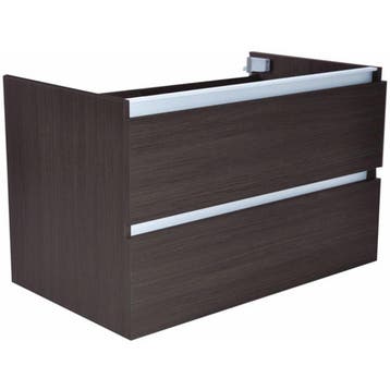 Wiesbaden Vision Onderkast Met 2 Laden - 80x46cm - Houtnerf, Ophalen of Verzenden, Nieuw