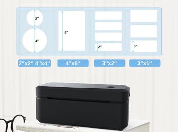 Draagbare Labelprinter 4x6 – Bluetooth Verzendprinter, Computers en Software, Printers, Verzenden, Nieuw