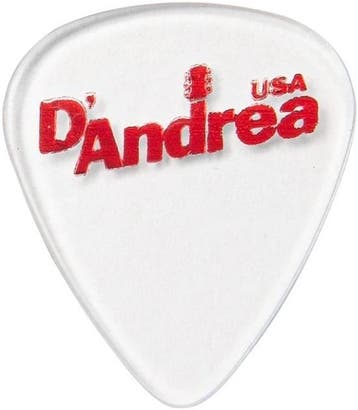 DAndrea - Clear Acrylic - 351 Plectrum - 1.50 mm - 6-pack, Muziek en Instrumenten, Instrumenten | Toebehoren, Ophalen of Verzenden