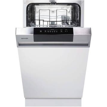 Nieuwe Gorenje inbouwvaatwasser half geïntegreerd 45cm breed, Verzenden, Nieuw, Inbouw, Kort programma