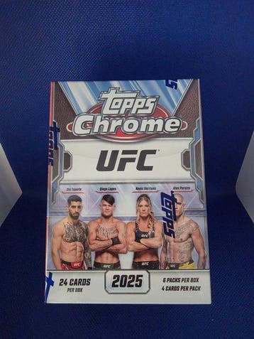 2025 Topps Chrome UFC - 1 Sealed box - Excellent (EX), Verzamelen, Nieuw