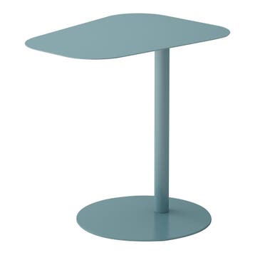 Bijzettafel Nastätten 50x50x38 cm blauw mat [en.casa], Huis en Inrichting, Tafels | Bijzettafels, Verzenden, Nieuw