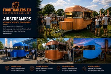Prachtige Prachtige Airstreamer 4500, Zakelijke goederen, Partijgoederen en Retail | Verkoopwagens