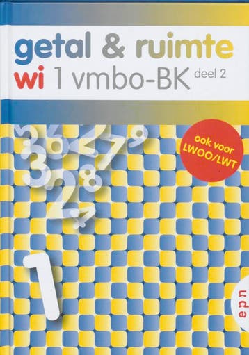 Getal  Ruimte 1 Vmbo BK deel 2 9789011102187, Boeken, Zo goed als nieuw