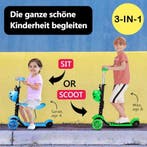 Kinderstep - 3 wielen - Kinder step jongens - LED Wielen - V, Verzenden, Zo goed als nieuw
