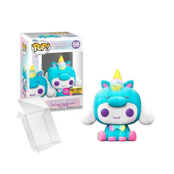 Funko Pop Hello Kitty  Cinnamoroll Flocked 59 Hot Topic, Verzamelen, Poppetjes en Figuurtjes, Verzenden