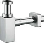 Plieger - Plieger designbekersifon vierkant Inox, Doe-het-zelf en Verbouw, Sanitair, Ophalen of Verzenden, Nieuw