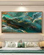 ART-IKarpikioti - XXL ”Emerald Sea Energy”, Antiek en Kunst