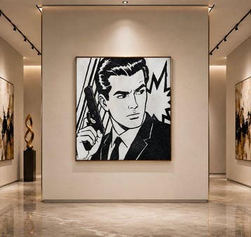 Timo Wedell - James Bond - XL - Timo‘s Lichtenstein, Antiek en Kunst