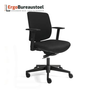 Ergonomische Junna Basic Comfort | NEN-1335 | 10 jr, Verzenden, Zwart, Nieuw, Bureaustoel