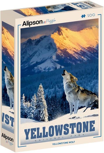 Yellowstone Wolf Puzzel (500 stukjes) | Alipson Puzzle -, Verzenden, Nieuw