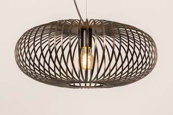 Rietveld Hanglampen - Bruin - Metaal, Ijzer, Verzenden, Nieuw