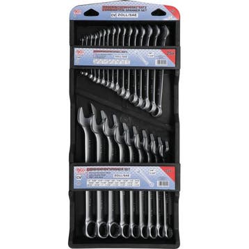 Steekringsleutelset INCH maten 25dlg (Handgereedschap), Verzenden, Nieuw