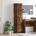 vidaXL buffetkast Gerookt eiken 35 x 39 x 168 cm, Huis en Inrichting, Kasten | Buffetkasten, Minder dan 50 cm, Verzenden, Nieuw