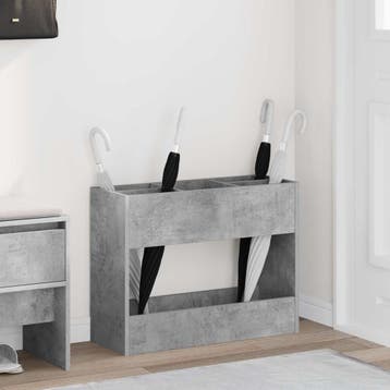 vidaXL Paraplu Standaard Beton Grijs 65 x 24 x 50 cm Bewerkt, Verzenden, Nieuw