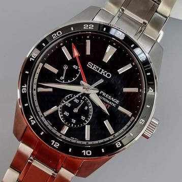 Seiko - Presage Sharp Edged GMT - SPB221J1 - Heren - 2020+, Nieuw