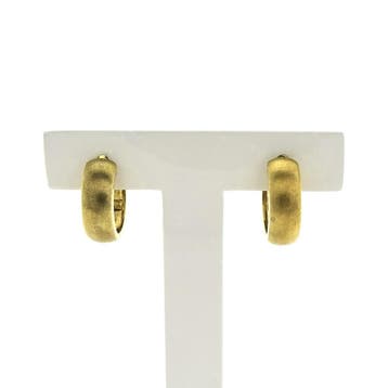 Gouden oorringen (Oorbellen), Ophalen of Verzenden, Gebruikt, Overige kleuren, Goud