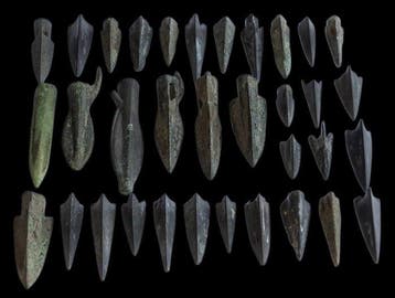 Scythisch Verzameling pijlpunten - 36 stuks. Goede staat.