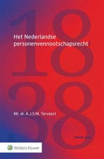 9789013184303 Het Nederlandse personenvennootschapsrecht, Verzenden, Nieuw, A.J.S.M. Tervoort