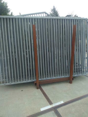 70 m zwaar spijlen hekwerk 200 cm hoog spijl hek, Ophalen, Gebruikt, 6 meter of meer, 2 meter of meer