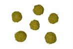Rotan Stro Bal Geel dia 4 cm 15 stuks, Ophalen of Verzenden, Nieuw