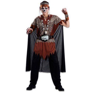 Voodoo koning kostuum, Verzenden, Nieuw, Feestartikel