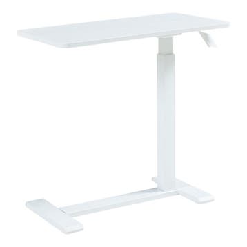 Bijzettafel Klirg in hoogte verstelbaar 68x36x66-92 cm wit m, Huis en Inrichting, Verzenden, Nieuw