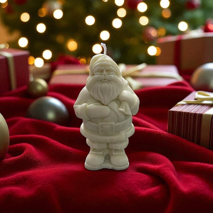 Kerstman, Huis en Inrichting, Woonaccessoires | Kandelaars en Kaarsen, Nieuw, Minder dan 25 cm, Verzenden