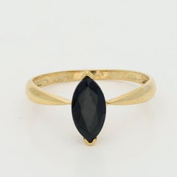 Zonder minimumprijs - Ring - 18 karaat Geel goud - 1.18ct., Nieuw
