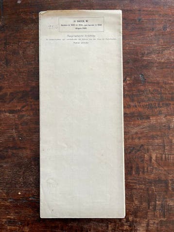 Stafkaart Sneek W, Boeken, Gelezen, Verzenden, Landkaart, 1800 tot 2000