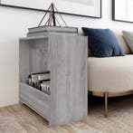 vidaXL Bijzettafel 50x26x50 cm bewerkt hout grijs sonoma, Huis en Inrichting, Tafels | Bijzettafels, Verzenden, Nieuw, 45 tot 60 cm