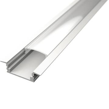 LED Strip Profiel - Velvalux Profi - Wit Aluminium - 1, Ophalen of Verzenden, Nieuw