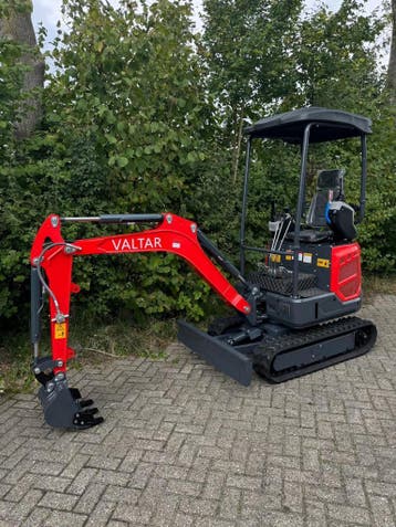 VALTAR KJ15 1.500 kg minigraver KUBOTA LEASE V.A. €150pm, Graafmachine