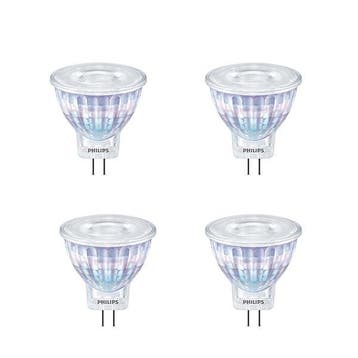 Led lamp GU4 | Philips | 4 stuks (12V, 2.3W, 184lm, 2700K), Verzenden, Nieuw