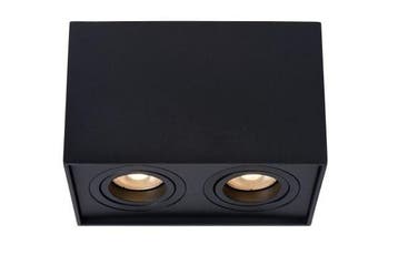 Lucide BOX - Plafondspot 2xGU10 Zwart Kantelbaar, Huis en Inrichting, Verzenden, Nieuw, Overige fittingen