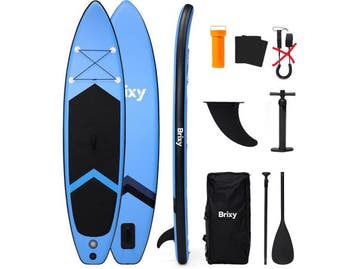 Veiling - Brixy SUP Board - 305 cm - Max. 150 kg - Blauw, Watersport en Boten, Suppen, Nieuw