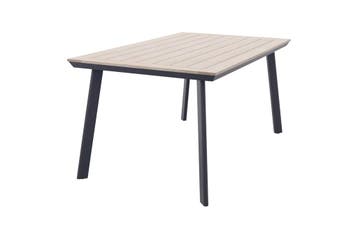 GI Vigo Dining tuintafel 160x90 cm. - Light Teak look, Verzenden, Nieuw, Rond, Overige materialen