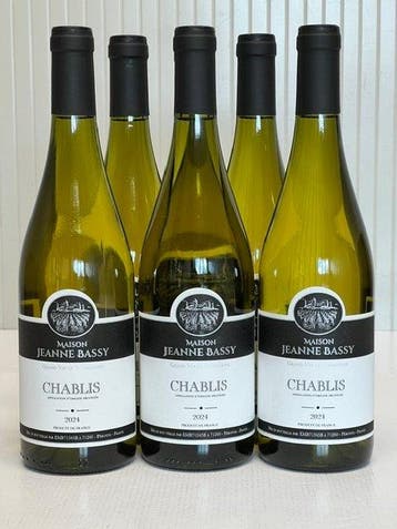 2024 Maison Jeanne Bassy. - Chablis - 6 Flessen (0.75 liter), Nieuw
