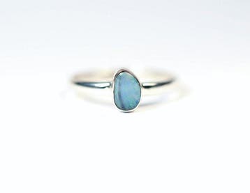 Australische opaal ring / nieuw- 1.62 g - (1)