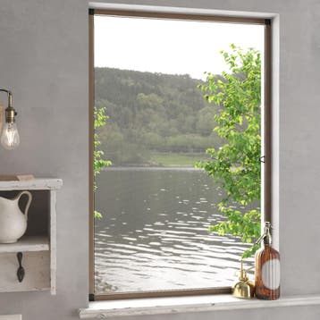 vidaXL Raamhor 90x120 cm bruin, Huis en Inrichting, Verzenden, Nieuw, Bruin