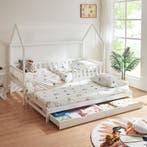 Kinderbed Aarghonmaa met uitschuifbed en opberglades 90x200, Verzenden, Nieuw