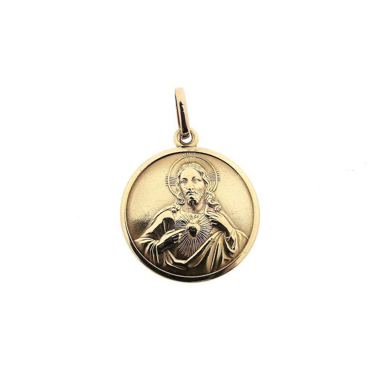 Gouden hanger van Christus (Hanger of bedel), Sieraden, Tassen en Uiterlijk, Bedels, Gebruikt, Overige merken, Goud, Ophalen of Verzenden
