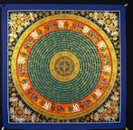 Lama’s OM mantra Mandala | Handgeschilderde Mantra Mandala -, Nieuw