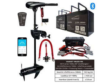 Vaarset 100lbs 24V – Maximale Kracht en Bereik, Minder dan 5 pk, Elektrisch, Nieuw, Ophalen of Verzenden