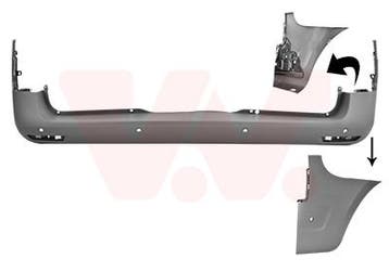 Bumper o.a: Mercedes-Benz, Vito (447.6), Vito Mixto (447.7), Ophalen of Verzenden, Nieuw, Mercedes-Benz, Bumper