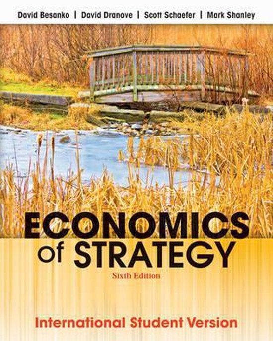 9781118319185 Economics Of Strategy | Tweedehands, Boeken, Schoolboeken, Zo goed als nieuw, Verzenden