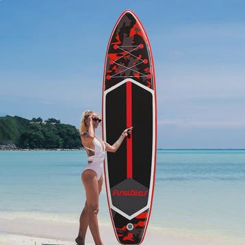 Opblaasbaar SUP Board 350cm - Extra Breed & Stabiel - 205kg, Watersport en Boten, Verzenden, Nieuw