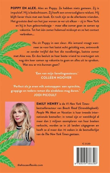 People we meet on vacation 9789044366396 Emily Henry, Verzenden, Gelezen, Emily Henry
