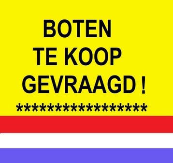 Uw boot verkopen binnen 1 bezichtiging? Wij kopen uw boot!!, Watersport en Boten, Gebruikt